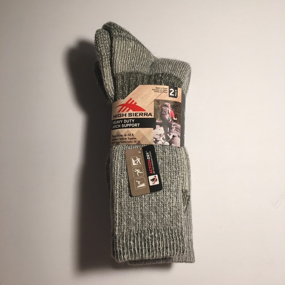 High Sierra Heavy Duty Arch Support Hiking Socks